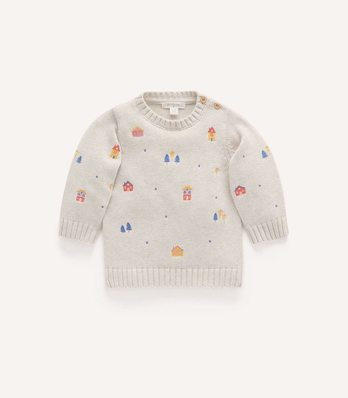 Snowy Embroidered Jumper - 图片 2